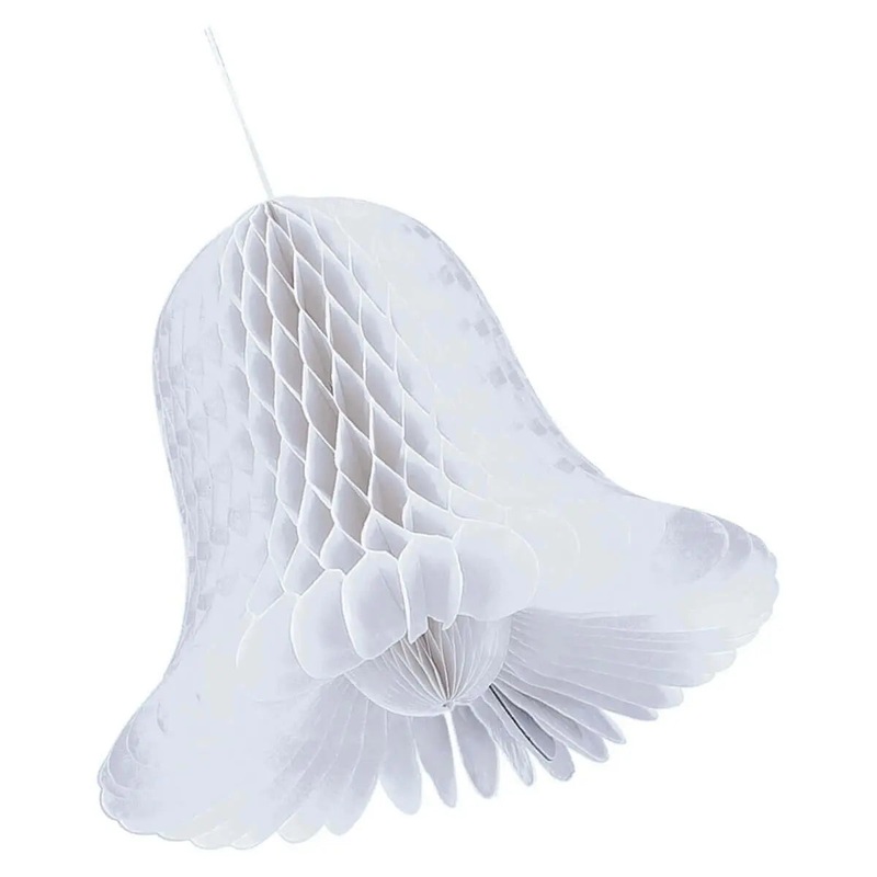 9" Honeycomb White Bells