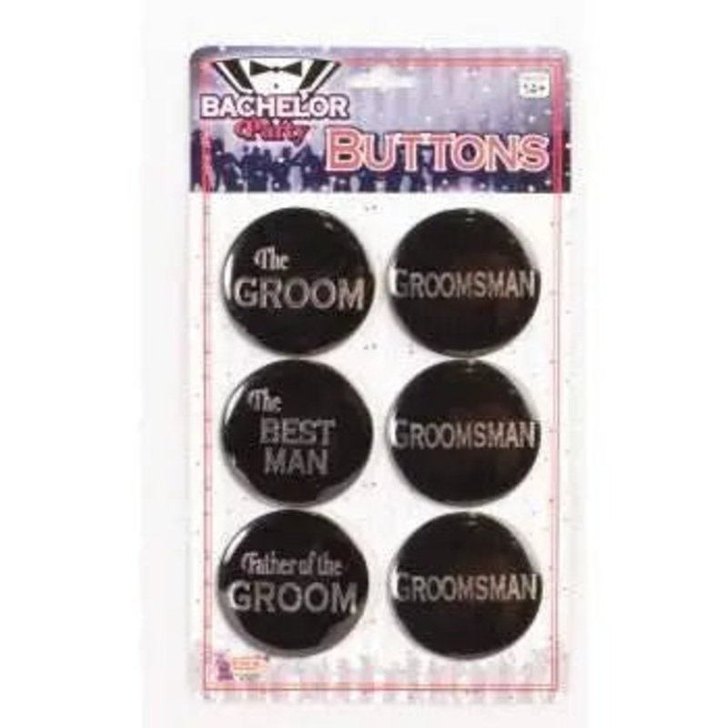 Bachelor Button Set 6 pieces