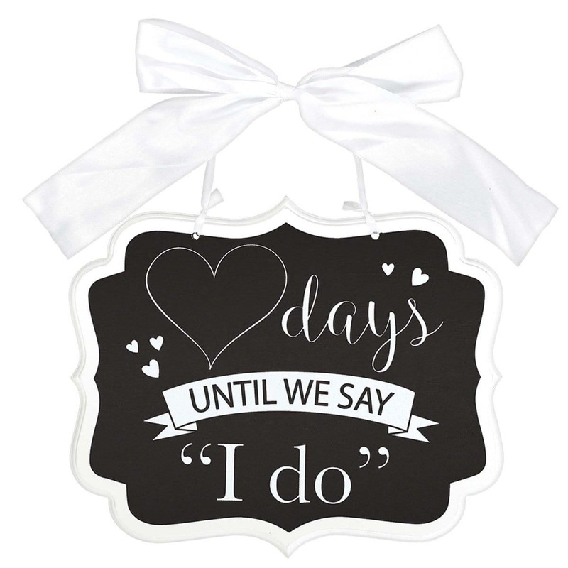 Countdown To I Do Sign 9 1/4 X 11 In.