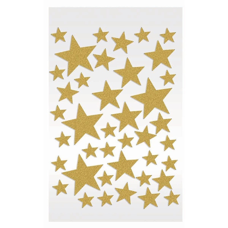 Diamonds Stickers - Stars - Gold