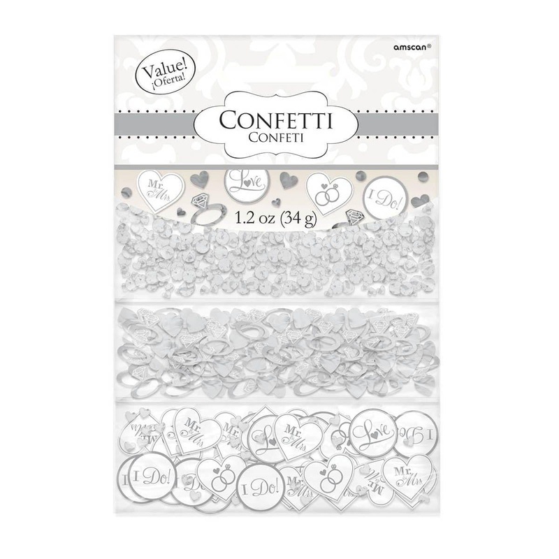 I Do Confetti - White