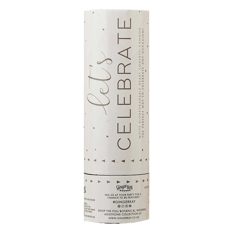 Let's Celebrate Biodegradable Confetti Cannon, 1 Count