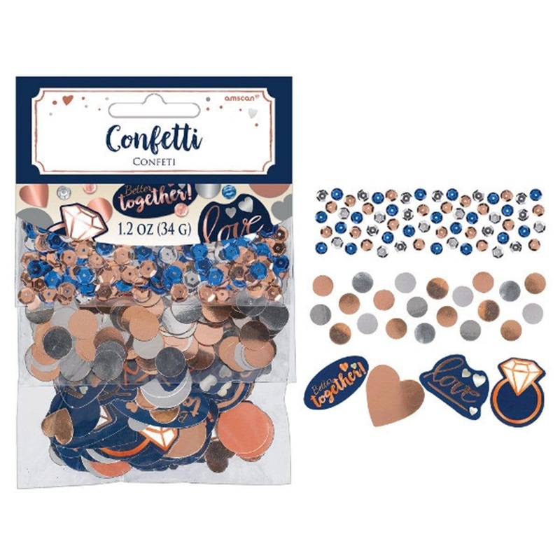 Navy Bride - Confetti