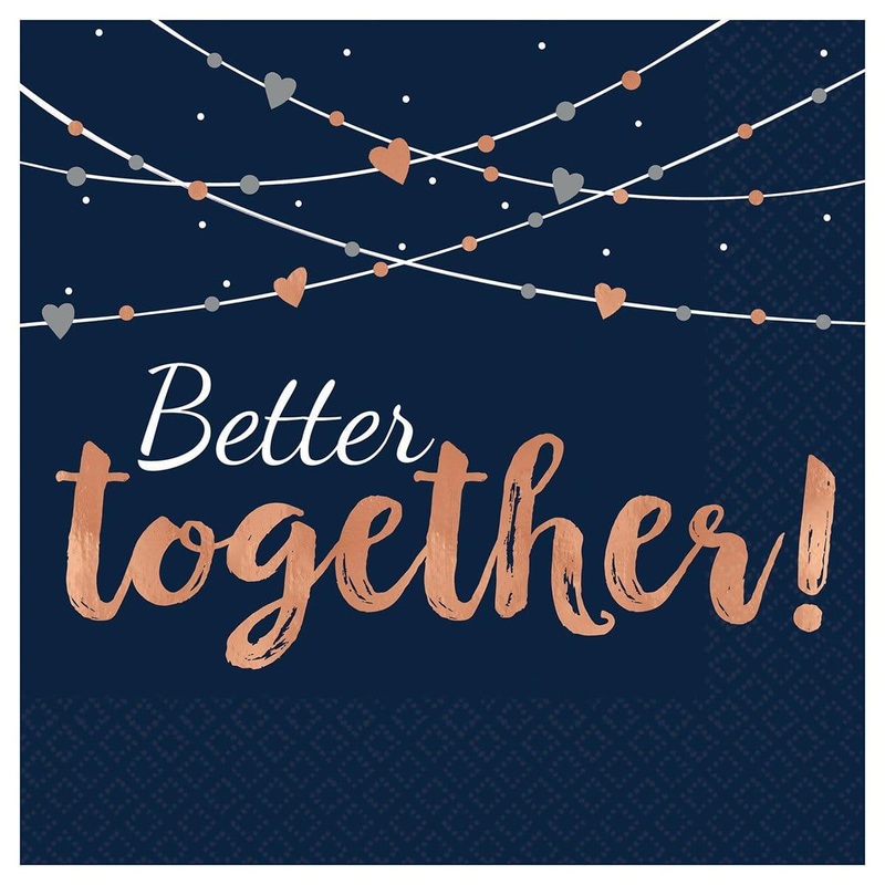Navy Bride - Lunch Napkins 16/pkg