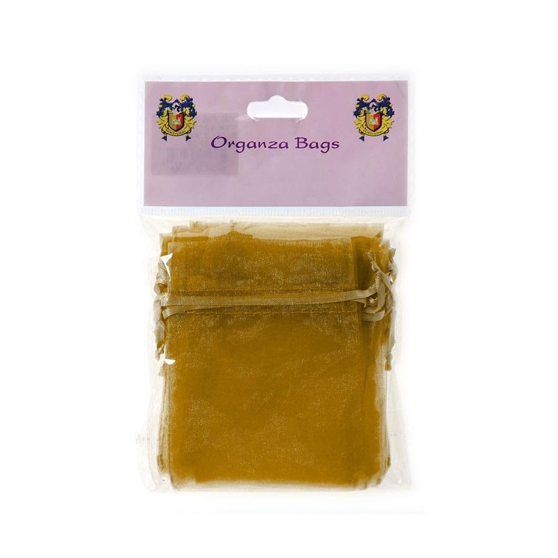Organza Bag - Gold 3 x 4 in. 12/pkg.
