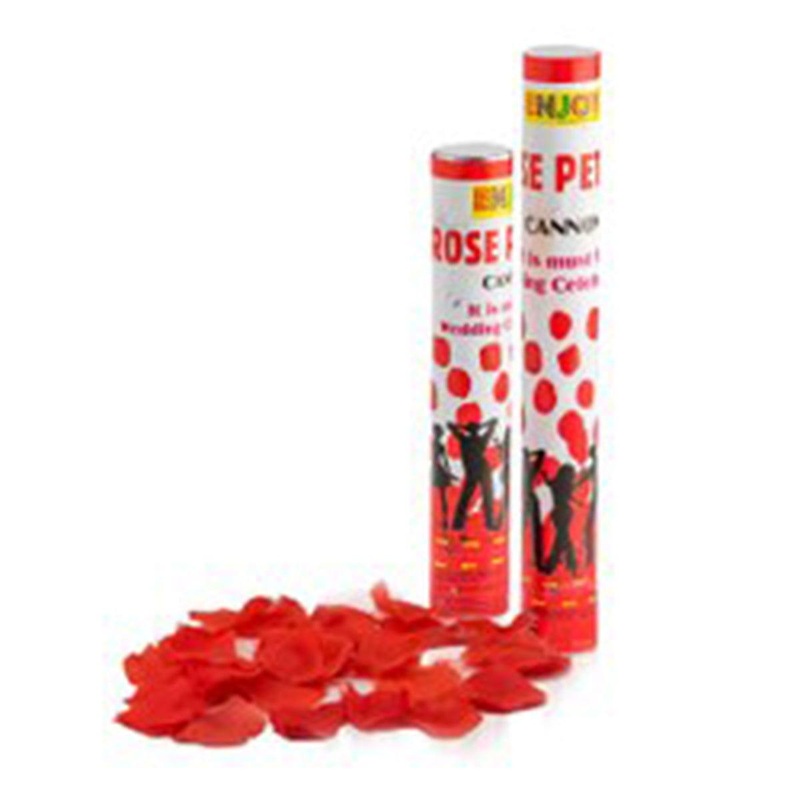 Red Rose Petal Confetti Popper