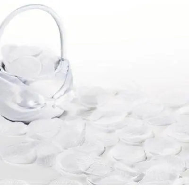 Rose Flower Petal - White