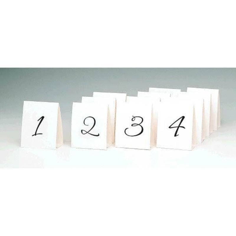 Table Numbers - 1 To 12