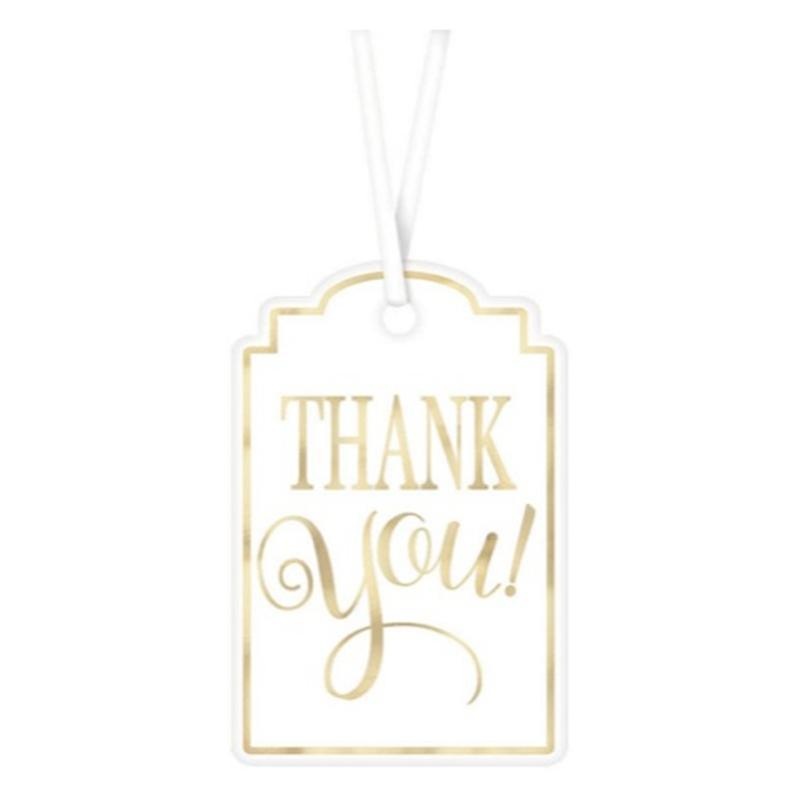 Thank You' Tags 25/pkg - Gold