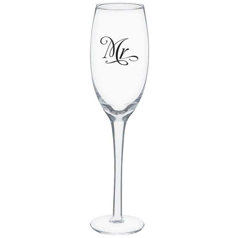 Toasting Glasses - Mr & Mrs 2/Pkg.