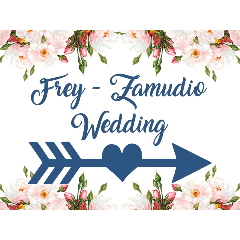 Wedding Arrow Custom 18" X 24" Lawn Sign