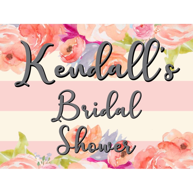Wedding Stripe Custom 18" X 24" Lawn Sign