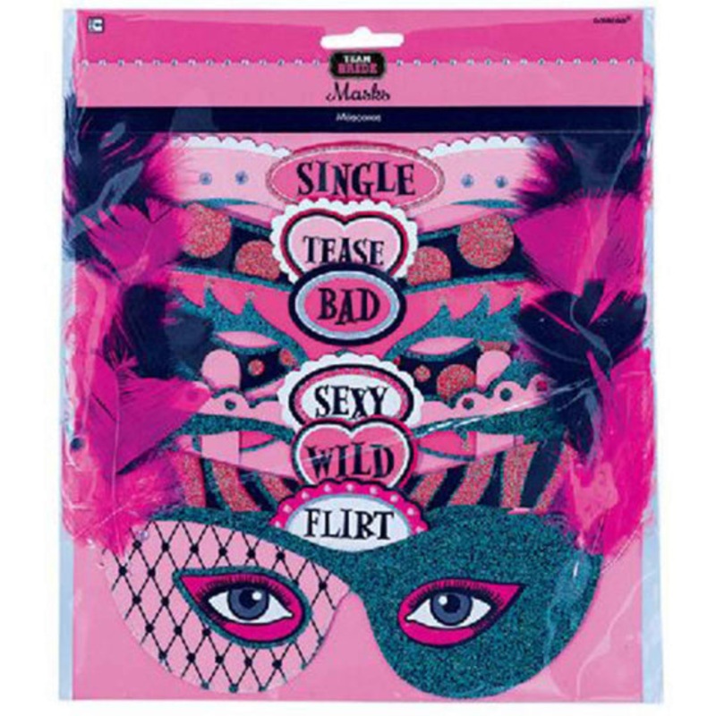 BACHELORETTE Paper Mask (6pc)