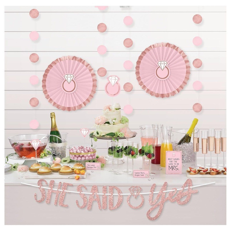 Blush Wedding - Buffet Table Decorating Kit