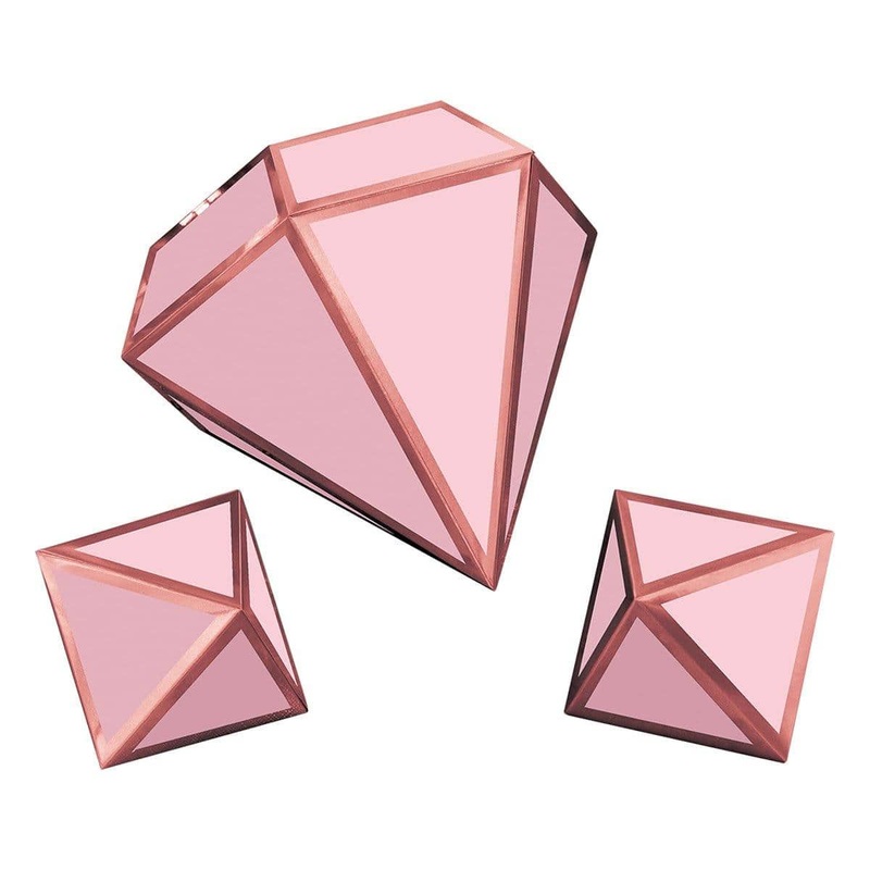 Blush Wedding - Table Decoration 3/pkg