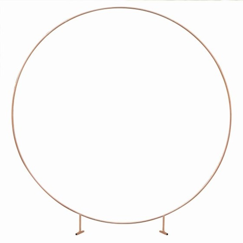 BOTANICAL WEDDING MOONGATE HOOP ROSE GOLD