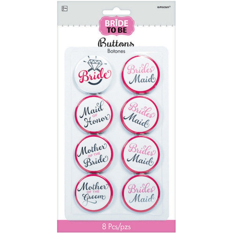 Elegant Bride Buttons