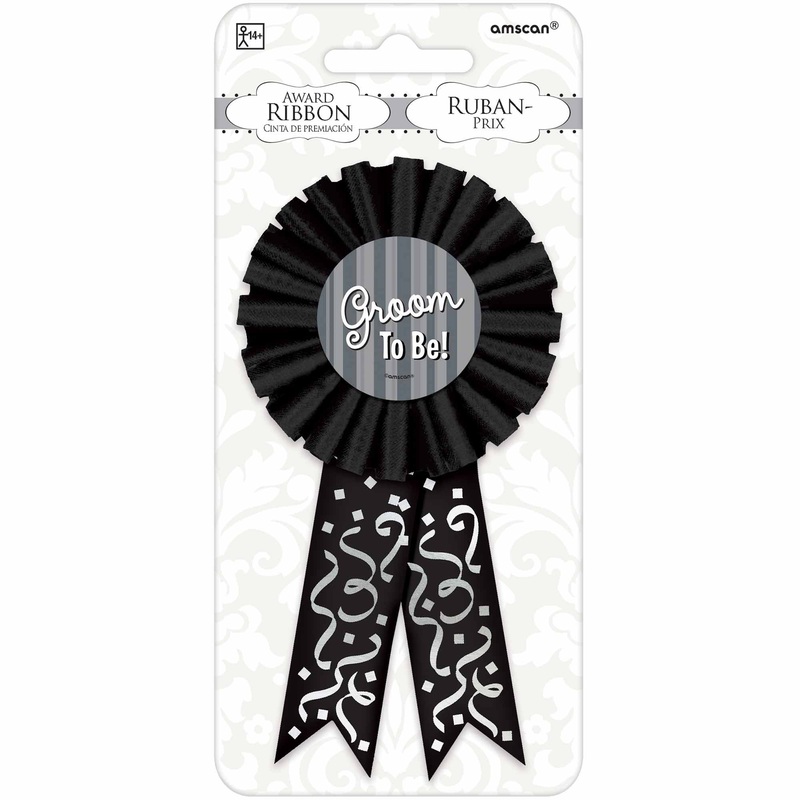 Groom To Be Award Ribbon Fabric