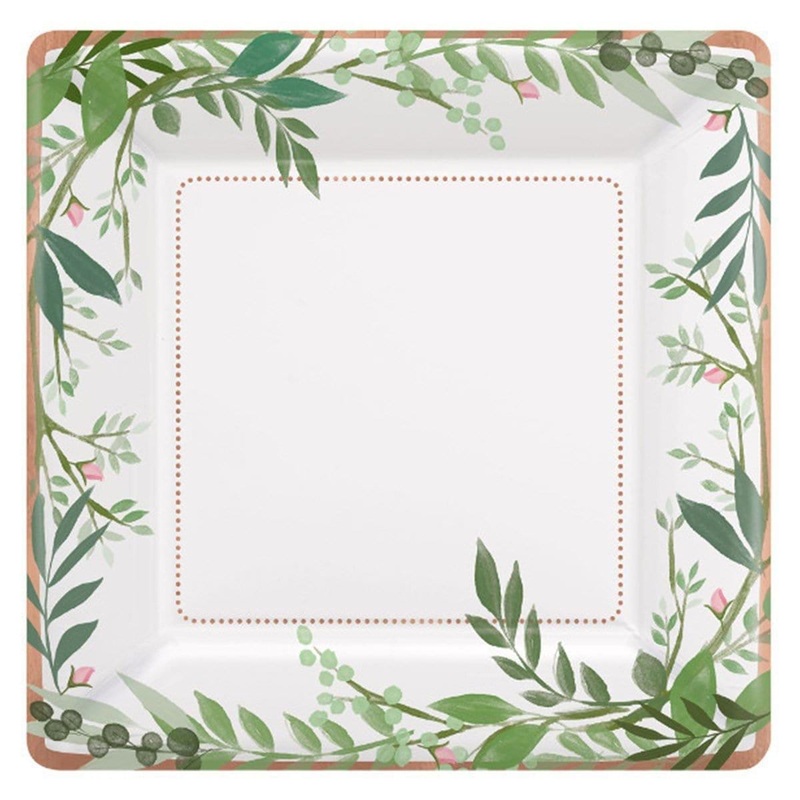 Love & Leaves - Plates 10 In. 8/pkg