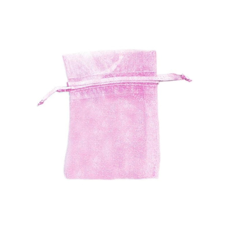 Organza Bag - Pink 3 x 4 in. 12/pkg.