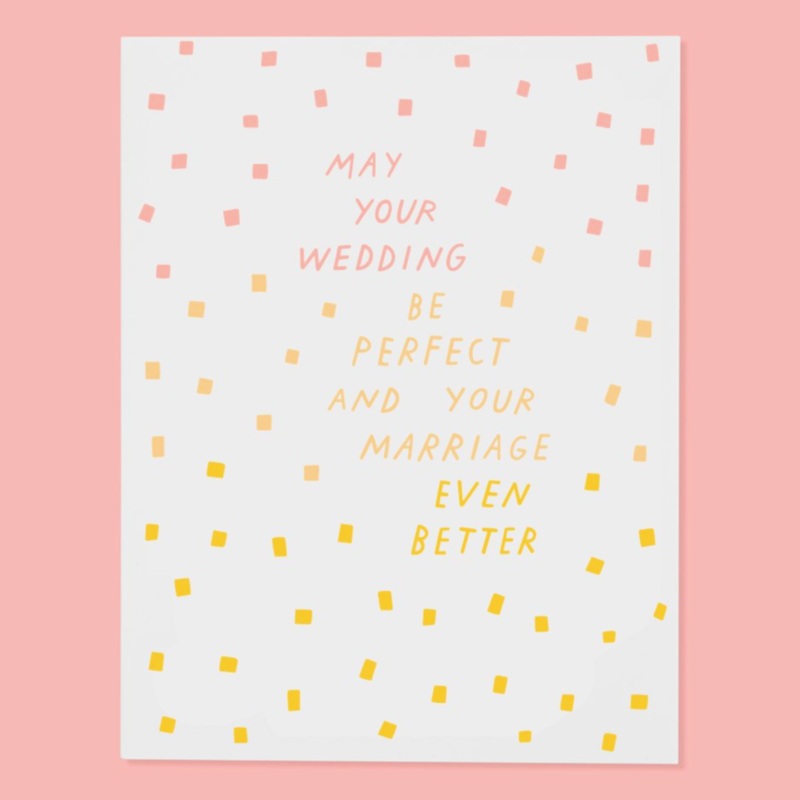 Perfect Wedding Card