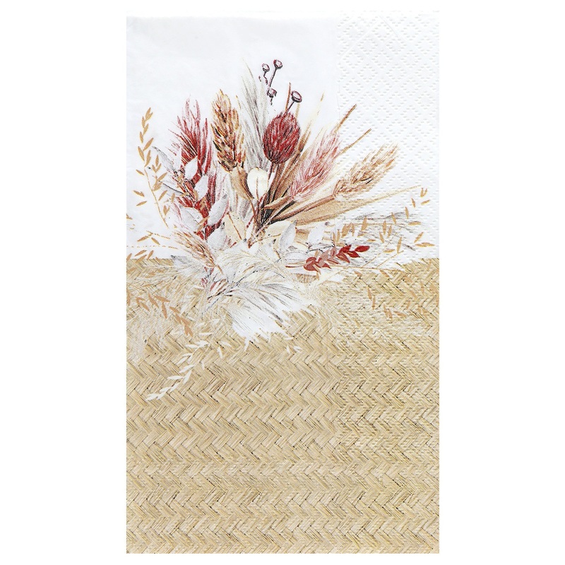 Romance Wedding Large Lunch Napkins, 20 Count
