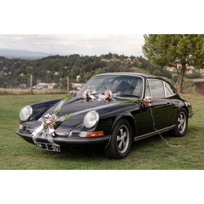 Rose Gold Wedding Car Decoration Kit