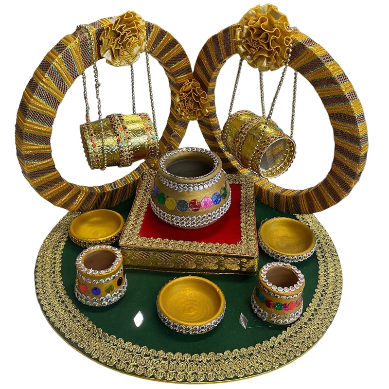 Wedding Decoration Handmade Dolki set 1pc