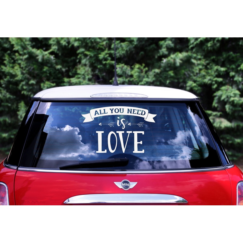 All you need is Love Wedding Car Sticker Decoration