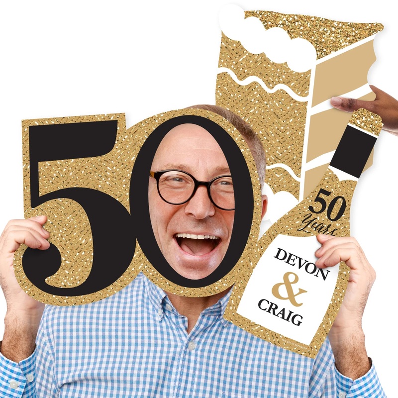 Custom We Still Do - 50th Wedding Anniversary Large Photo Props - 3 Ct