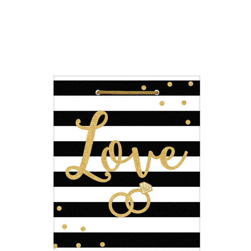 Love Black & White Wedding Medium Speciality Bag