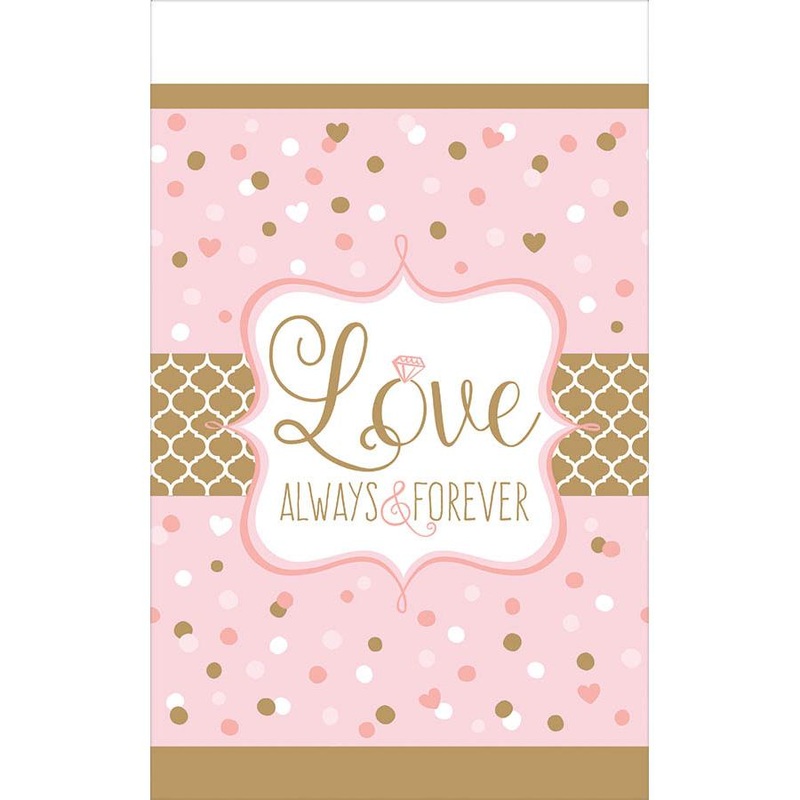 Sparkling Wedding Paper Tablecover
