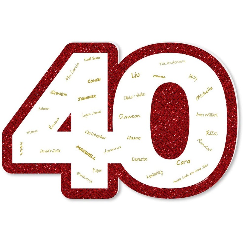 We Still Do - 40th Wedding Anniversary - Guest Book Sign - Anniversary Party Guestbook Alternative - Signature Mat