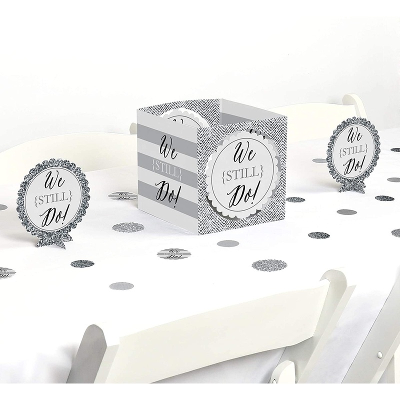 We Still Do - Wedding Anniversary - Party Centerpiece & Table Decoration Kit