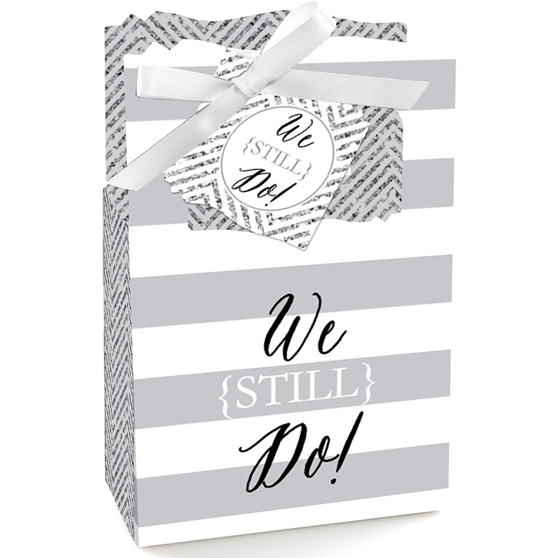 We Still Do - Wedding Anniversary Party Favor Boxes - Set of 12