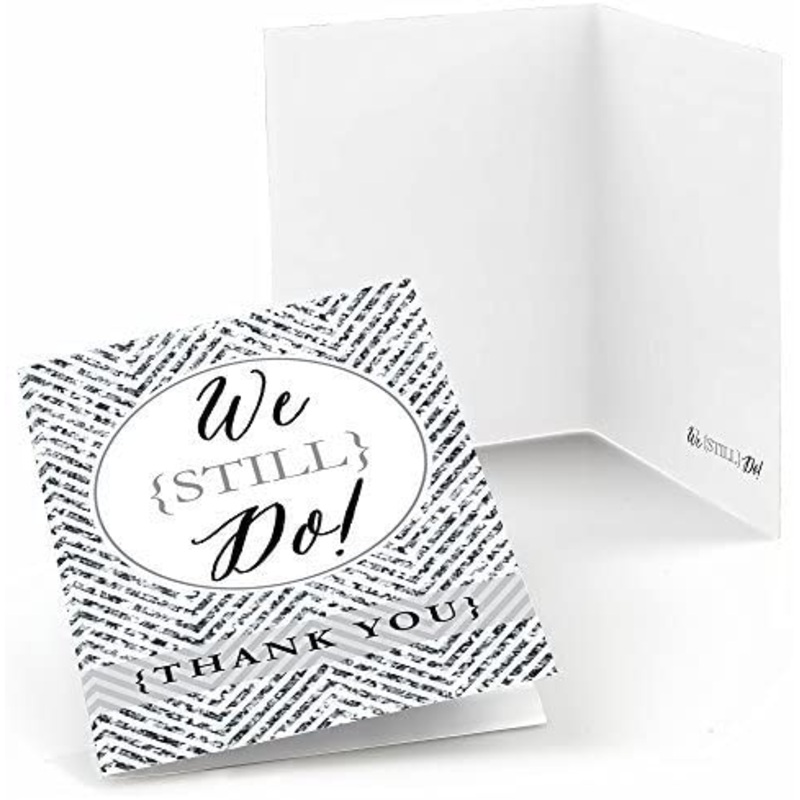 We Still Do - Wedding Anniversary - Party Thank You Cards (8 count)