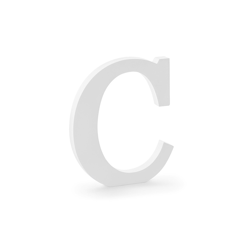 Wooden Letter C Wedding Decor