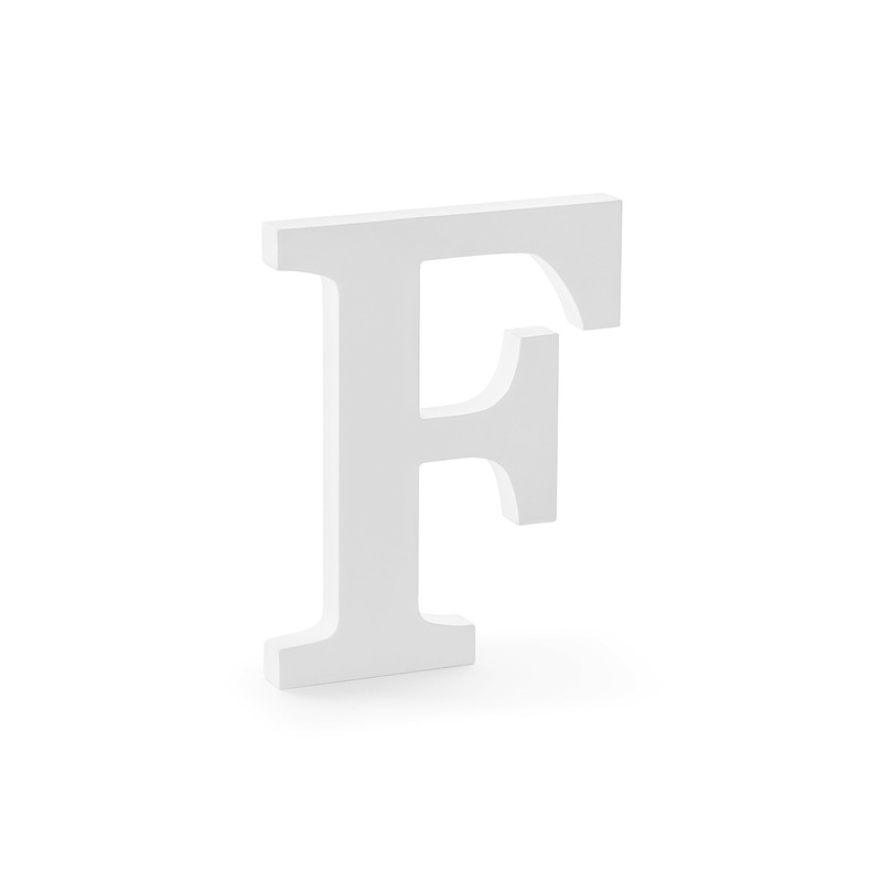 Wooden Letter F Wedding Decor