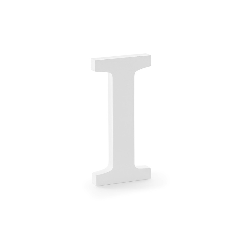 Wooden Letter I Wedding Decor