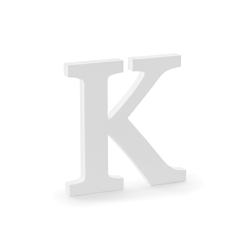 Wooden Letter K Wedding Decor