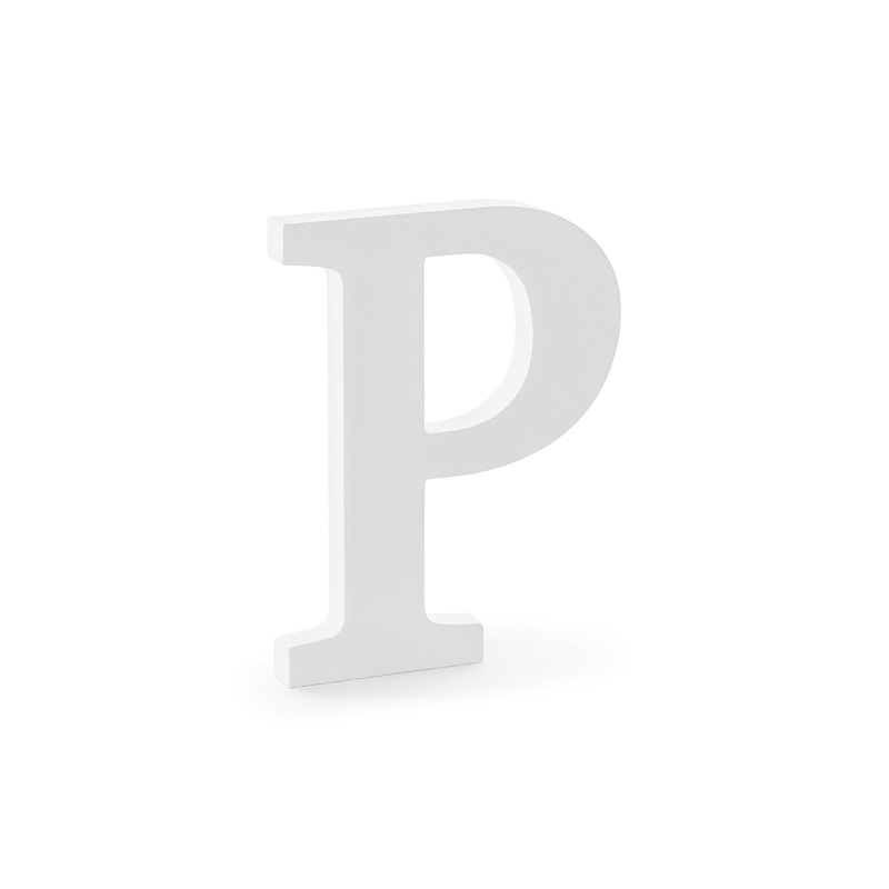 Wooden Letter P Wedding Decor