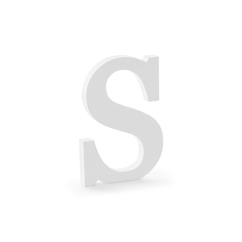 Wooden Letter S Wedding Decor
