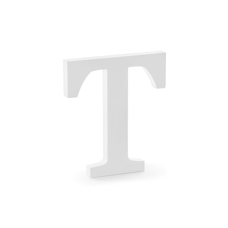 Wooden Letter T Wedding Decor