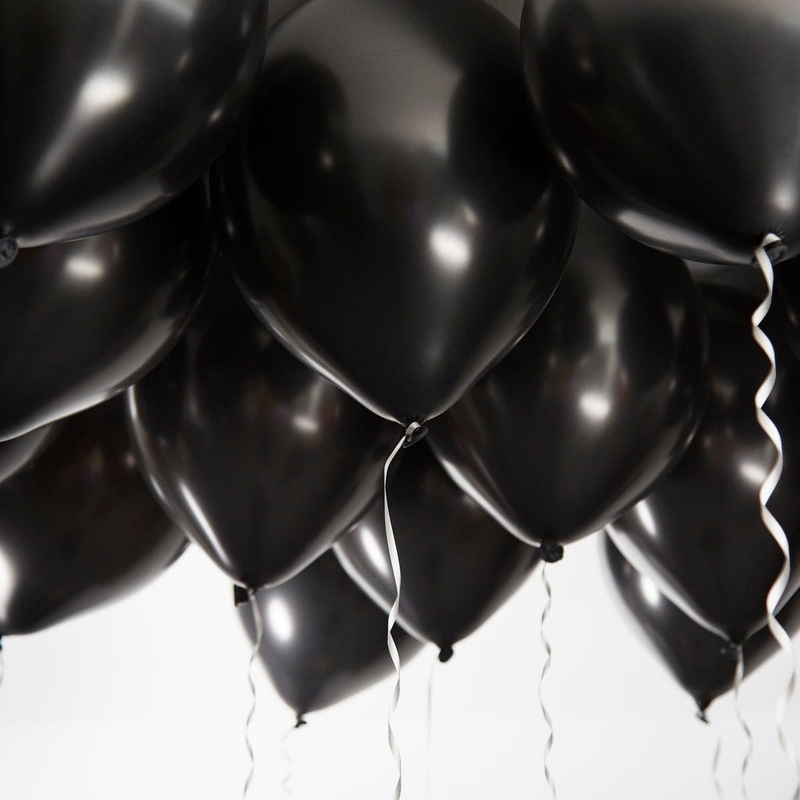 Black Latex Balloons