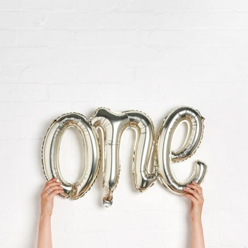 Gold One Balloon