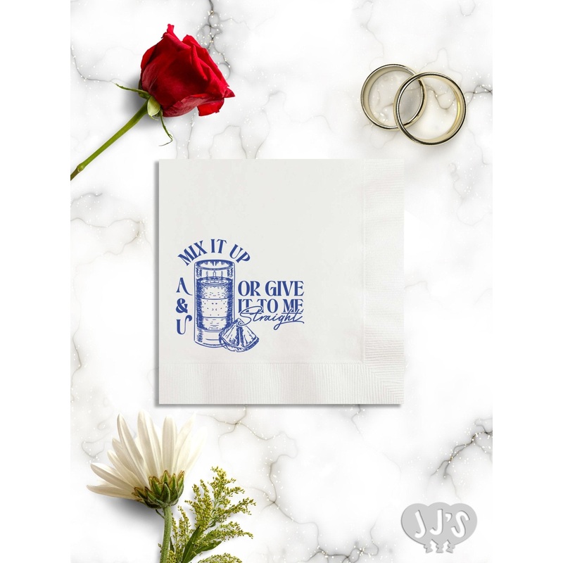 Mexican Love Birds - Mix it Up Custom Wedding Napkins