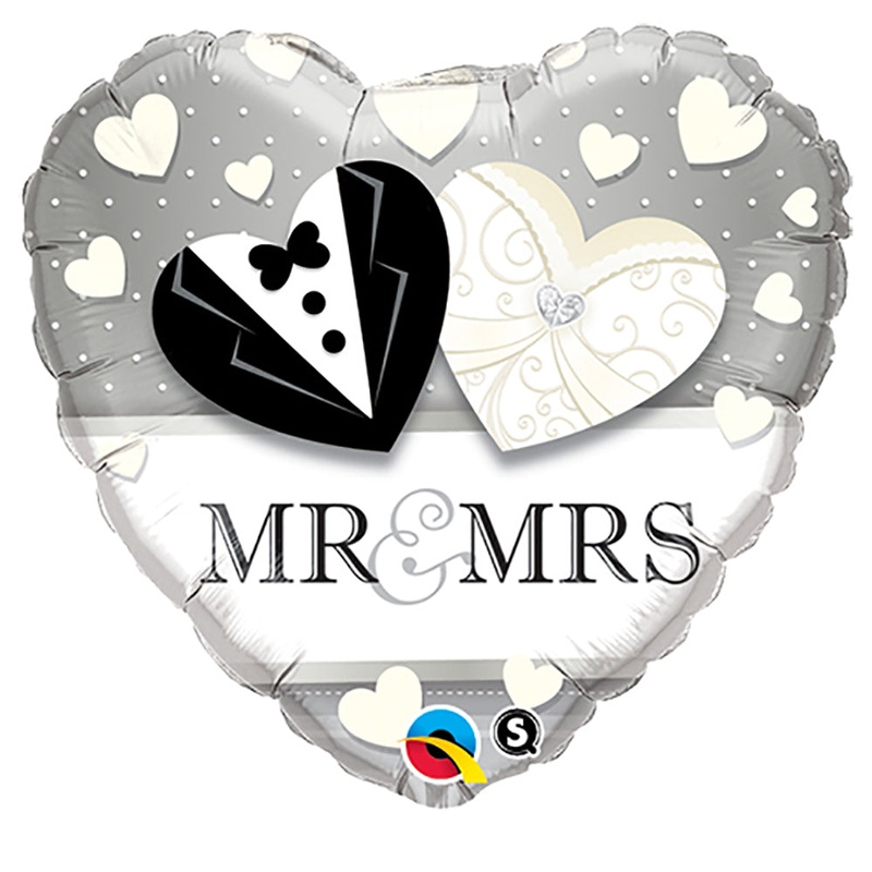 Mr. & Mrs. Wedding 18 Balloon