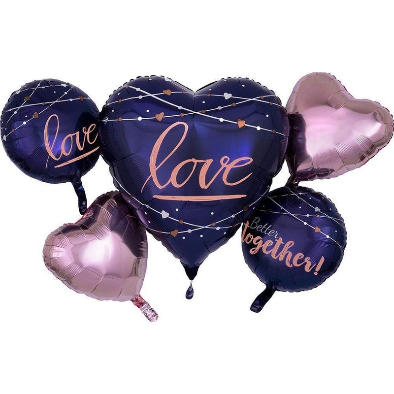 Navy Wedding Balloon Boquet