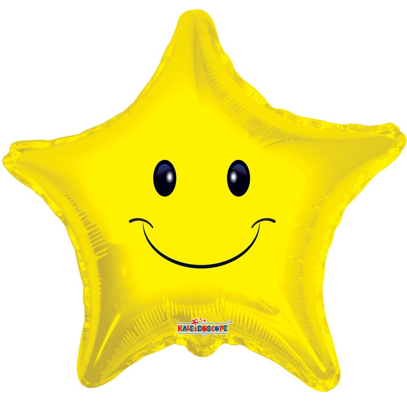 Smiley Star Balloon