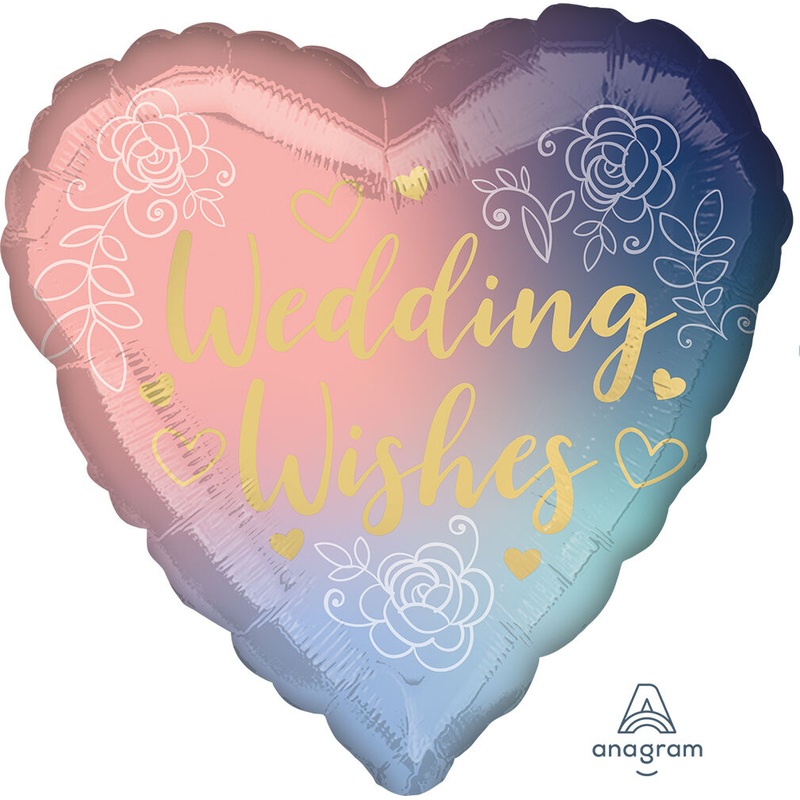 Twilight Lace Wedding 17" Balloon